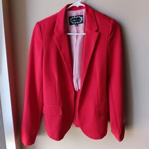Ambiance Elegant Red Blazer
